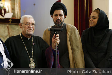 مراسم تجلی دوستی و الفت مسلمانان و مسیحیان 