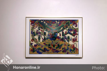 نمایشگاه آثار هما دلورای در گالری ۰۰۹۸۲۱