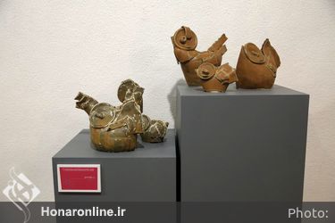 افتتاحیه یازدهمین دوسالانه ملی سرامیک ایران در فرهنگسرای نیاوران