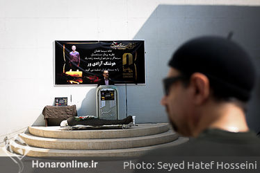 تشییع پیکر هوشنگ آذری ور در خانه سینمای