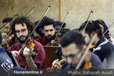 تمرین ارکستر سمفونیک تهران و ایتالیا در بنیاد رودکی 