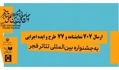 تعداد آثار دریافتی در 2 بخش «نمایشنامه‌نویسی» و «تازه‌ها» اعلام شد
