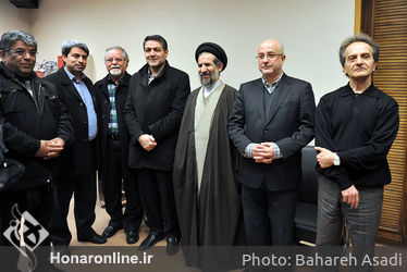بازدید حجت الاسلام ابوترابی از تمرین ارکستر سمفونیک تهران
