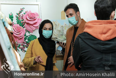 نمایشگاه شیما گلزار و هنرجویان در گالری انتظامی