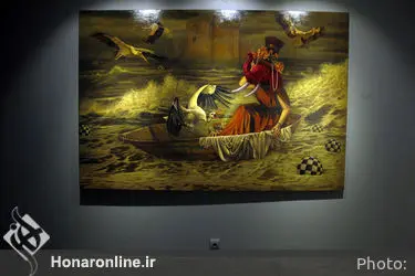 نمایشگاه آثار بارانا سعادت در گالری شیرین