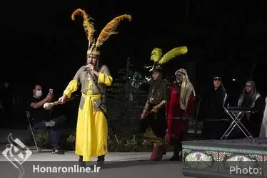 تعزیه «حر ریاحی» در مقابل تالار وحدت