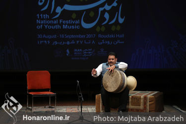 اجرای موسیقی الموت، موسیقی قشقایی، ضرب زورخانه در جشنواره ملی موسیقی جوان در تالار رودکی