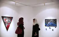 نمایشگاه نقاشی و دوخت سرمه عرب در گالری ویستا 