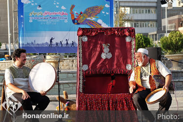 اولین روز از هفدهمین جشنواره بین‌المللی تئاتر عروسکی تهران- مبارک
