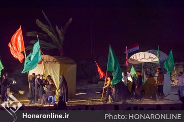 اجرای نمایش بزرگ میدانی محشر در شیراز