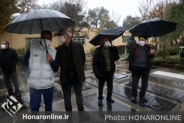 مراسم تشییع پیکر استاد "پرویز پورحسینی"