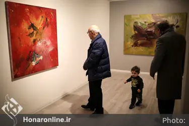 افتتاحیه نمایشگاه نقاشی های سعید رفیعی منفرد در گالری ساربان