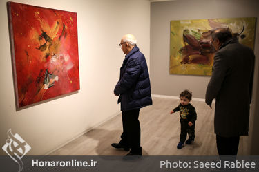 افتتاحیه نمایشگاه نقاشی های سعید رفیعی منفرد در گالری ساربان
