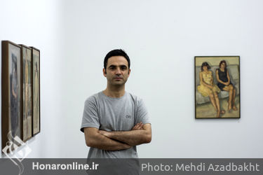 نمایشگاه نقاشی رسول اکبرلو در گالری اُ