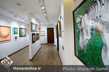 نمایشگاه گروهی نقاشی‌خط و خوشنویسی در نگارخانه بهارک