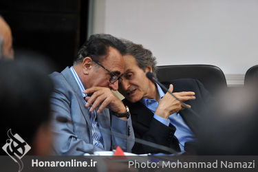 دیدار جمعی از هنرمندان با رضا رحمانی  وزیر صنعت، معدن و تجارت 