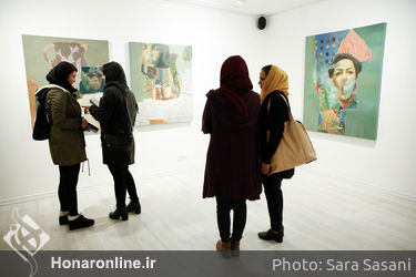 افتتاحیه ی نمایشگاه نقاشی عیسی جباری ممقانی در گالری ساربان