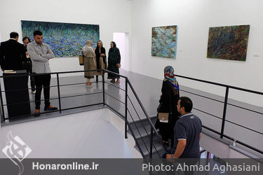 نمایشگاه آثار پریناز علیش در گالری اعتماد باغ نگارستان