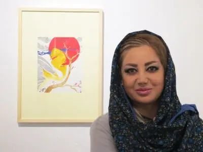 نمایشگاه "گذار از مرزها در همنشینی رنگ و فرم" افتتاح شد
