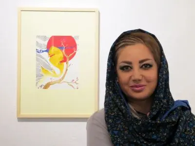 نمایشگاه "گذار از مرزها در همنشینی رنگ و فرم" افتتاح شد