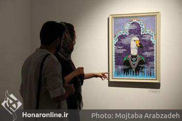  نمایشگاه نقاشی ندا اعظمی در گالری ویستا