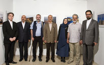 بازدید سید مجتبی حسینی از نمایشگاه 