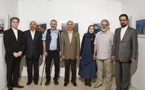 بازدید سید مجتبی حسینی از نمایشگاه 