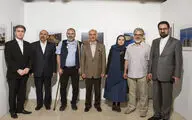 بازدید سید مجتبی حسینی از نمایشگاه 