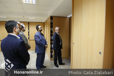 بازدید علی مرادخانی از ساختمان جدید دفتر موسیقی 