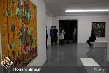 افتتاحیه نمایشگاه نقاشی‌های آنه محمد تاتاری در گالری اعتماد