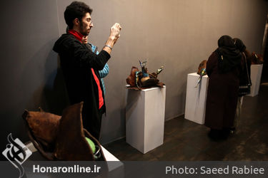 نمایشگاه مجسمه عبدالناصر گیو قصاب در گالری آریا