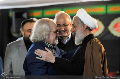پروانه و کاکایی در مراسم سوگواری کوثر قرآن