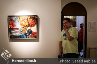نمایشگاه نقاشی‌های سامان فرهنگی در گالری آتبین