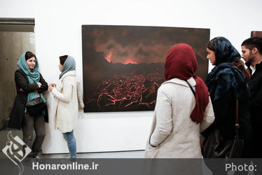 افتتاحیه نمایشگاه آثار حامد صحیحی در گالری طراحان آزاد