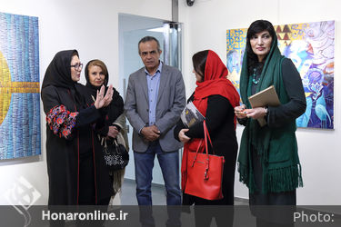 افتتاحیه نمایشگاه نقاشی های رضا بیگناه در گالری مژده