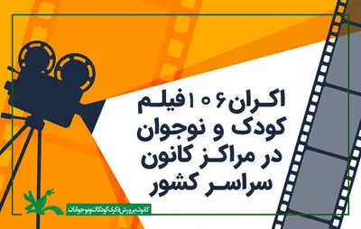نمایش ۱۰۶ فیلم کودک و نوجوان در مراکز کانون سراسر کشور/ برنده اسکار در میان آثار