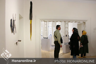 نمایشگاه آثار معصومه مهتدی و هیلده آوربرگ هنرمند بلژیکی با عنوان " تازدن" 