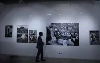 گشایش نمایشگاه تجسمی به مناسبت هفته هنر انقلاب