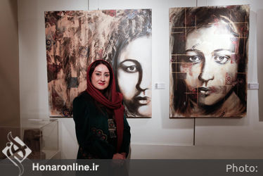افتتاحیه نمایشگاه نقاشی های فائزه افجه نیا در گالری شَلمان