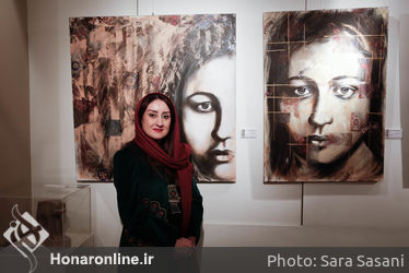 افتتاحیه نمایشگاه نقاشی های فائزه افجه نیا در گالری شَلمان