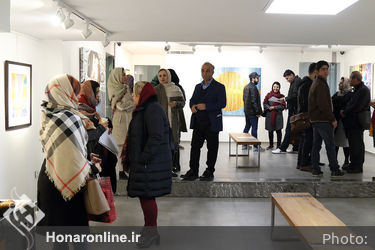 افتتاحیه نمایشگاه نقاشی های رضا بیگناه در گالری مژده