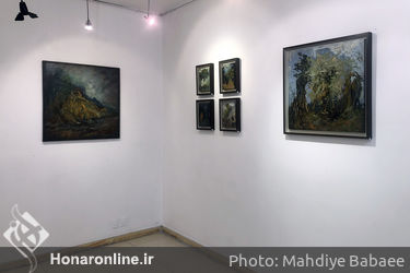 نمایشگاه نقاشی ابراهیم اکبری‌گرز در گالری هفت ثمر