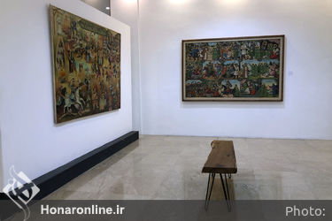 نمایشگاه "نقاشى قهوه‌خانه" در گالری مهرسان