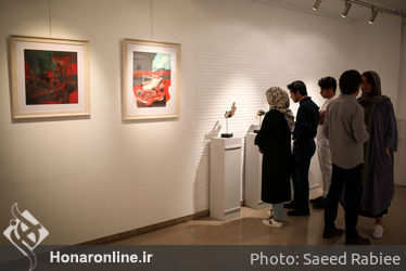نمایشگاه آثاری از مهدی سحابی در گالری آتبین