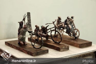 تحویل آثار هشتمین دوسالانه مجسمه‌سازی تهران در تالار وحدت