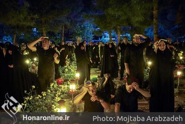 مراسم احیای شب 21 ماه مبارک رمضان - گلزار شهدای بهشت زهرا (س)