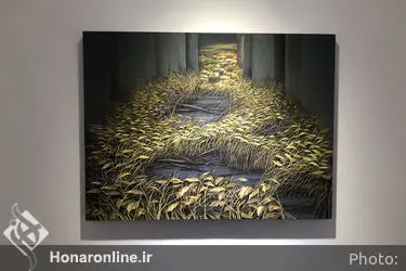 نمایشگاه آثار فلورا فیض‌بخش در گالری اعتماد