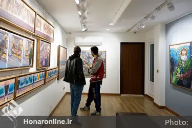 نمایشگاه نقاشی آرمین ابراهیم پور در گالری بهارک