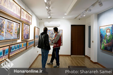 نمایشگاه نقاشی آرمین ابراهیم پور در گالری بهارک