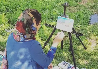 برگزاری کارگاه طراحی و نقاشی از طبیعت در باغ موزه هنر ایرانی